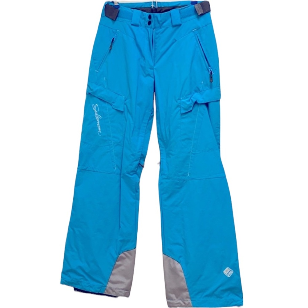Salomon Snow Winter Ski Snowboard Pants Insulated Blue Size L